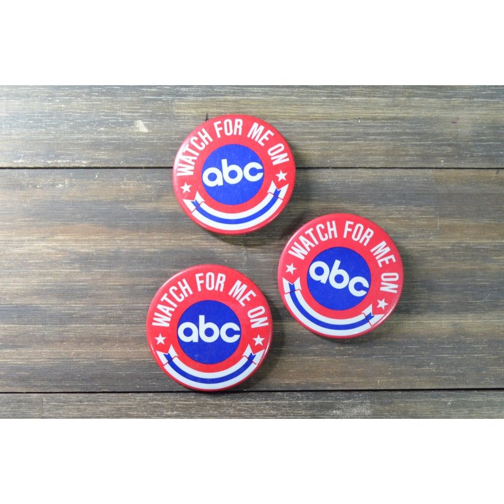 ABC American Broadcasting Television Pin Lot Promo Watch Me